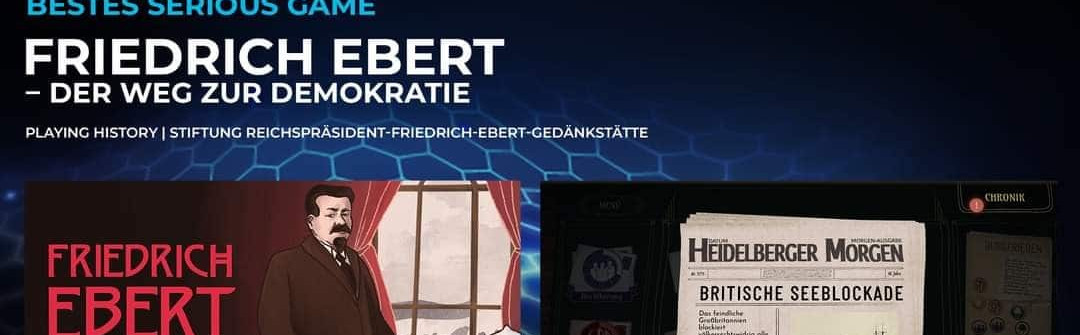 Das digitale Ebert-Spiel erhält Deutschen Computerspielpreis