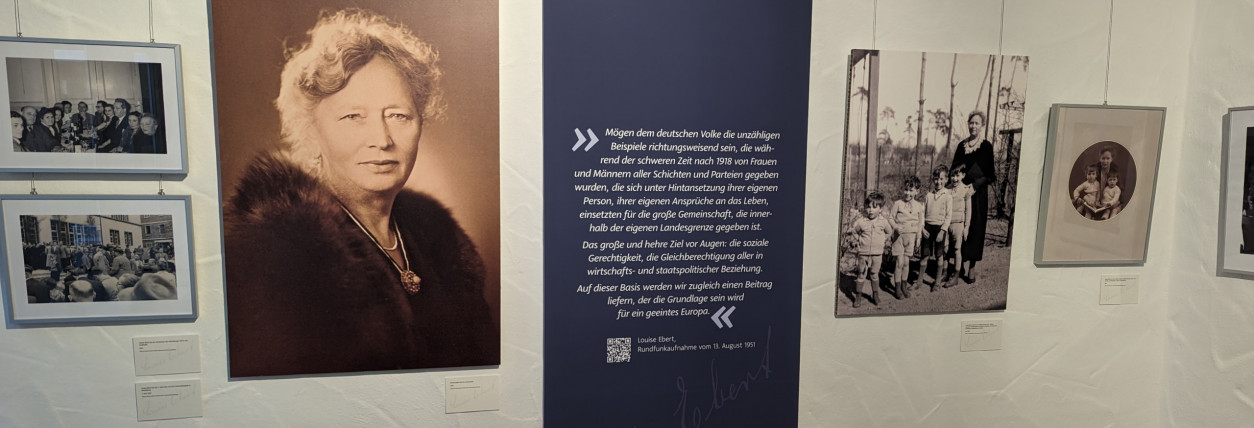 Sonderausstellung: Frau Reichspräsident. Louise Ebert 1873-1955