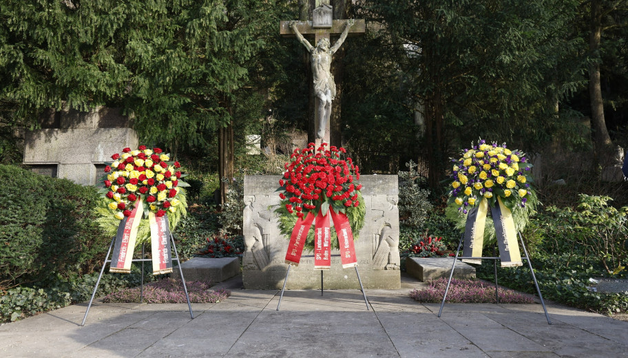 Das Grab von Friedrich Ebert auf dem Heidelberger Bergfriedhof